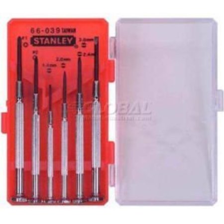 Stanley Stanley 66-039 6 Piece Jeweler's Precision Screwdriver Set 66-039